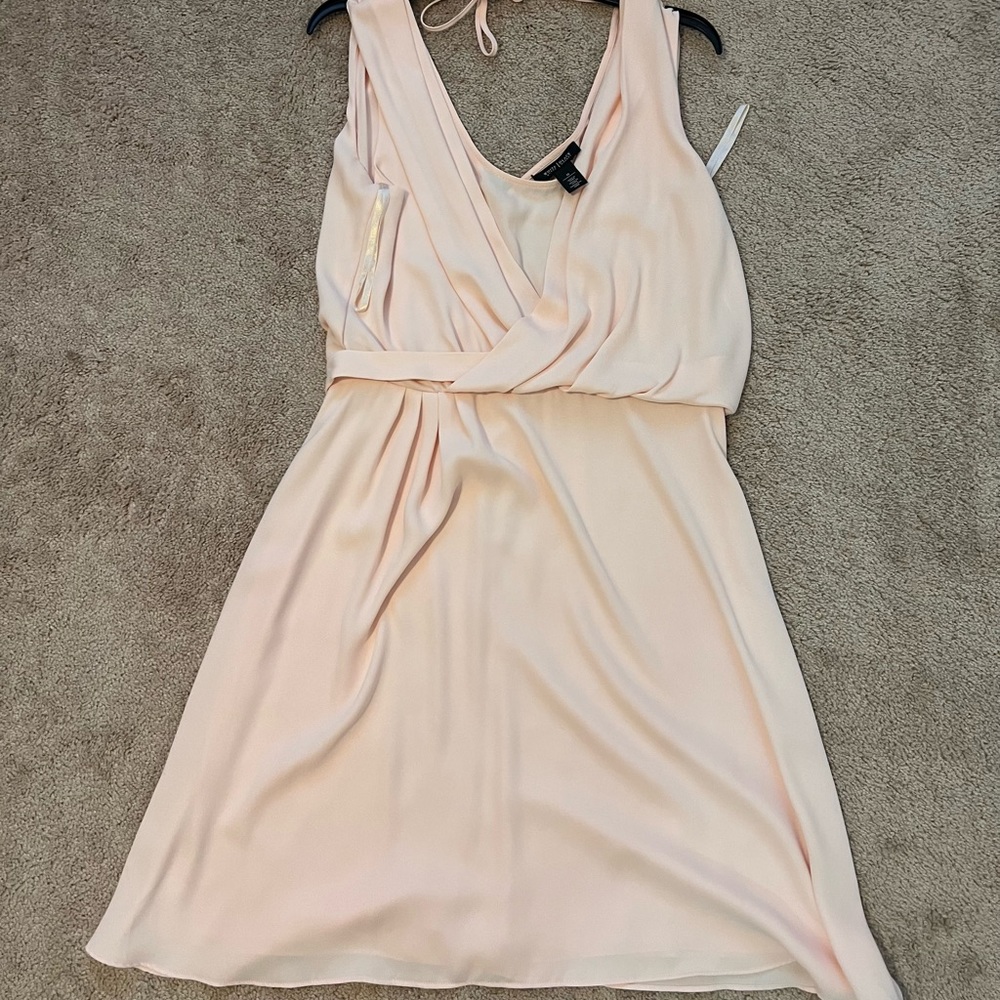 Light pink dress from white house black market wore once for pictures